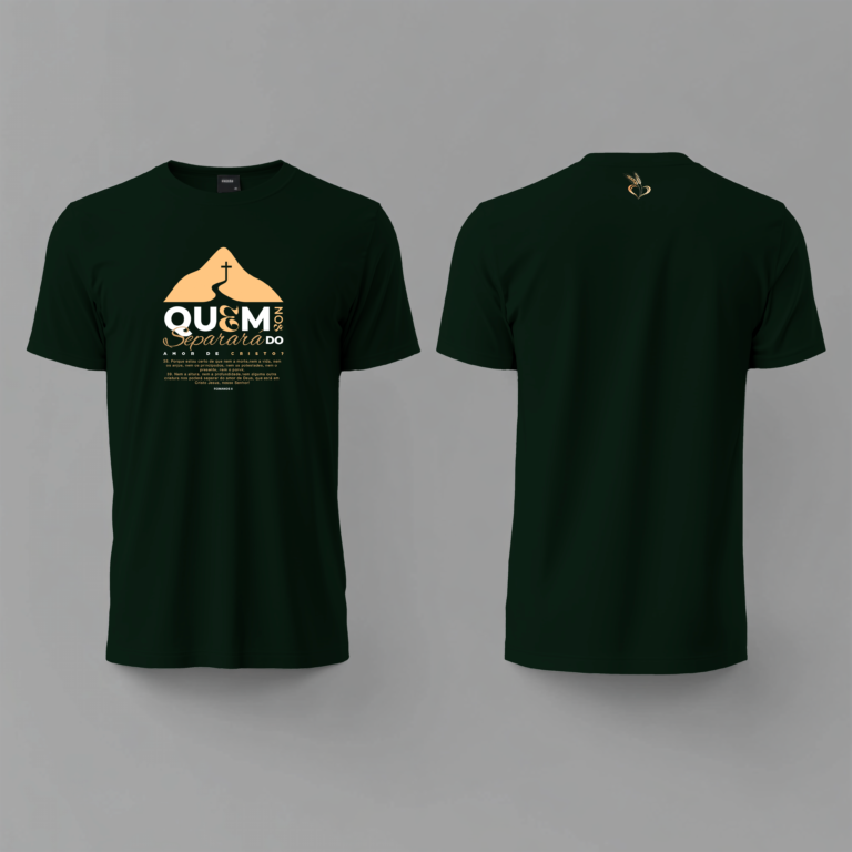 CAMISA LOGO GRANDE - FUNDO CINZA